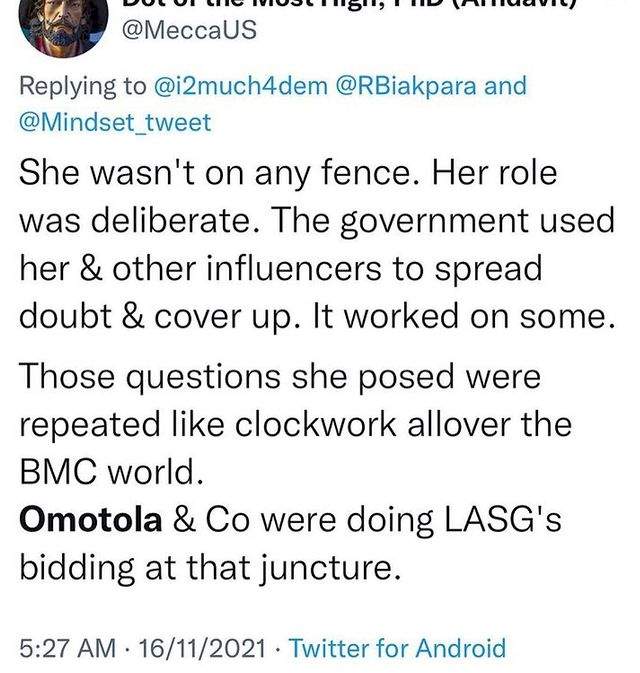 'Your conscience will judge you' - Omotola Jalade under fire over comment on Lekki Toll Gate shooting