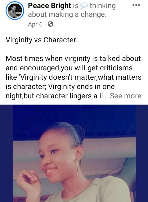 'I don't force my beliefs on anyone. I only advise' - Nigerian virgin replies people criticizing her for preaching about sexual purity