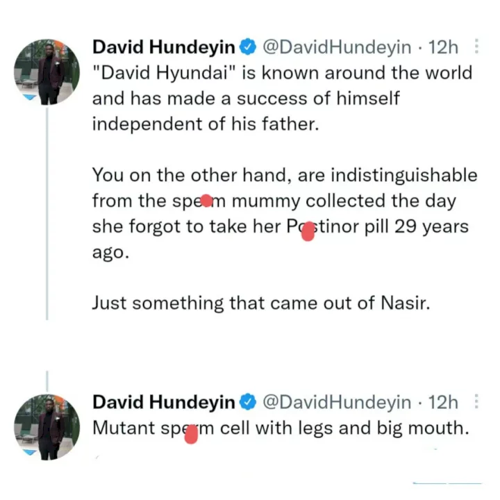 Journalist David Hundeyin lambasts Bashir El-Rufai after he said he doesn't know him