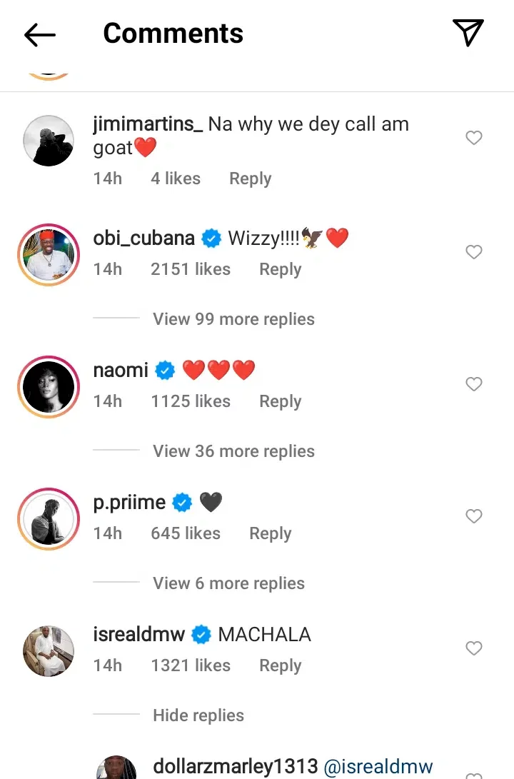 'Only you get two oga' - Netizens react as Israel DMW is 'caught' hailing Wizkid