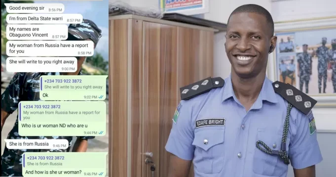 How a Yahoo boy reported another Yahoo boy who scammed his Russian woman to Delta state police command spokesperson