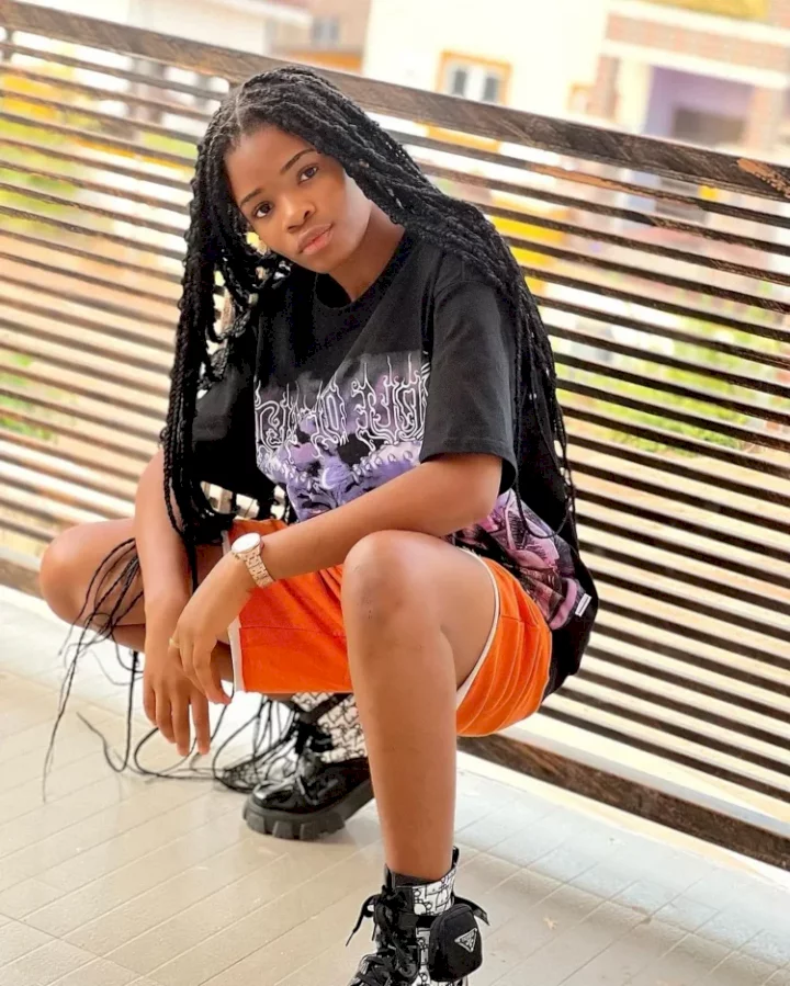 Destiny Etiko's adopted daughter, Chinenye leaks message she received from Sabinus