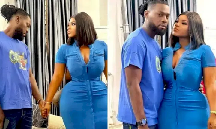 "Bros wetin you dey look?" - Destiny Etiko tackles actor who lustfully stared at her on set