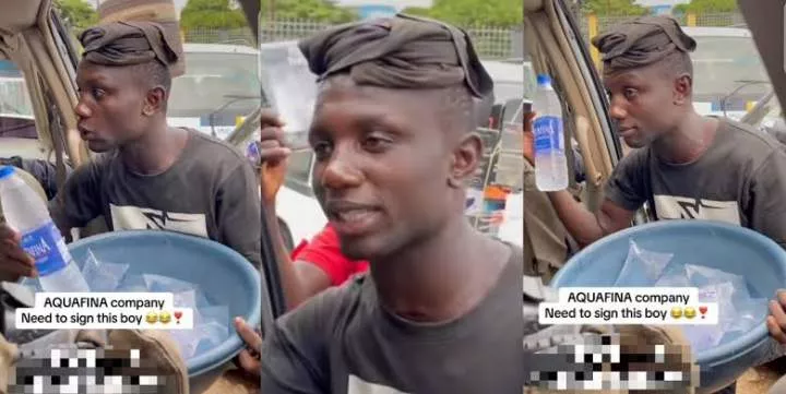 "I cried that day" - Dr. H2O, 21-year-old Aquafina bottled water seller reveals his most embarrassing moment (Video)