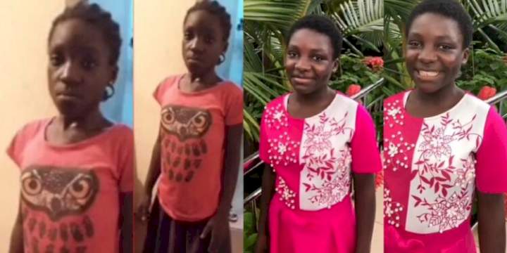 Nigerian Woman Shares Before and One Year After Converting Her Domestic Help (Video)