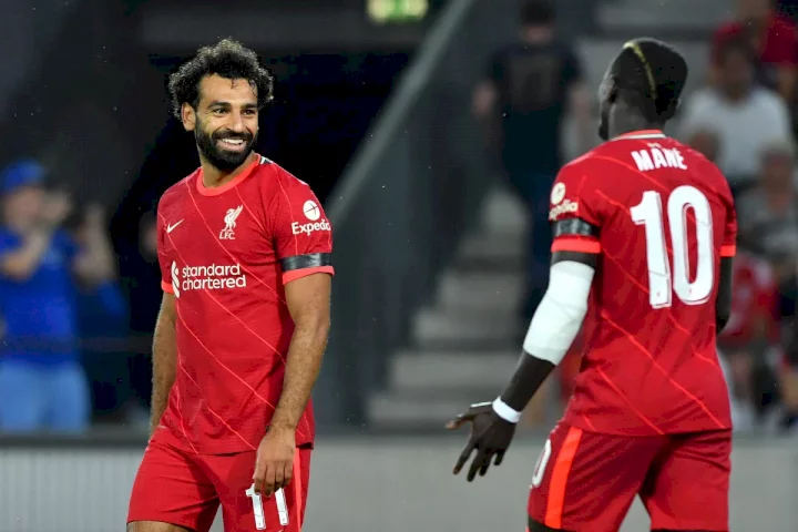 EPL: Liverpool told they should've sold Salah instead of Mane