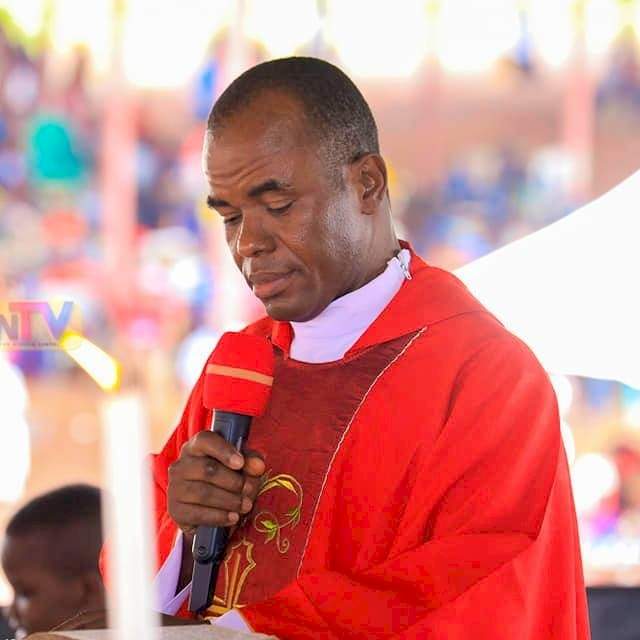 Father Mbaka gifts gospel singer, Prince Gozie, new Lexus SUV (Video)