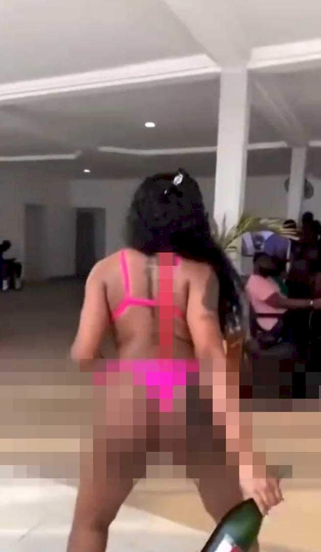 'She keeps disgracing her fans with excuse of being young and naive' - Angel bashed over dance in bikini (Video)