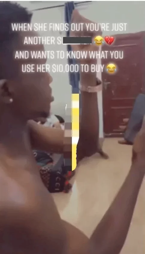'I used your money to buy Gotv, diamond watch, noodles... ' - Suspected Yahoo Boy taunts victim after scamming her of $10k (Video)