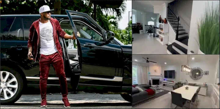 Peter Okoye ridiculed for showing off house in America, he responds (Video)