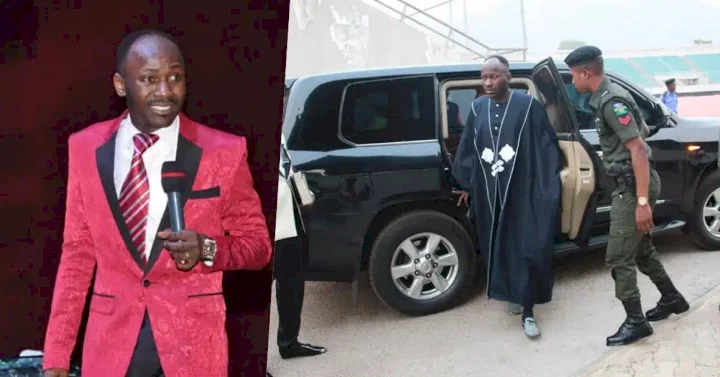 "If I have money, I'll buy every member of my church a bulletproof car - Apostle Johnson Suleiman (Video)