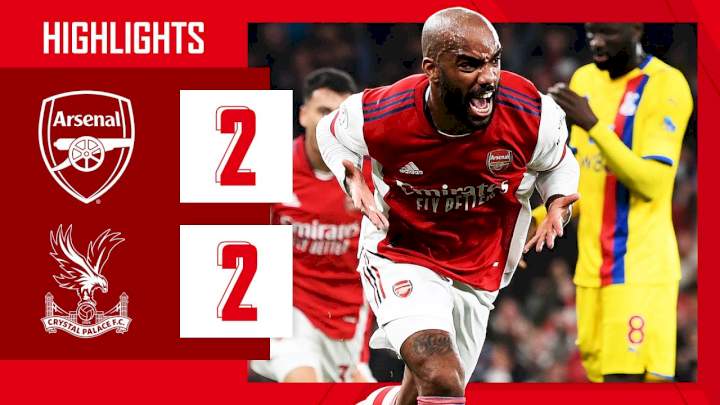 Video: Arsenal 2 - 2 Crystal Palace (Oct-18-2021) Premier League Highlights