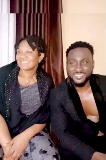 'Where did you get that energy from' - Cross' mom meets Pere, questions son about performance on BBNaija (Video)