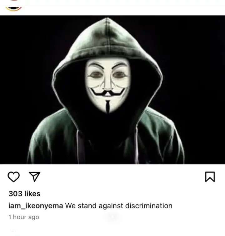 Ike Onyema's Instagram page hacked following attack on Ilebaye