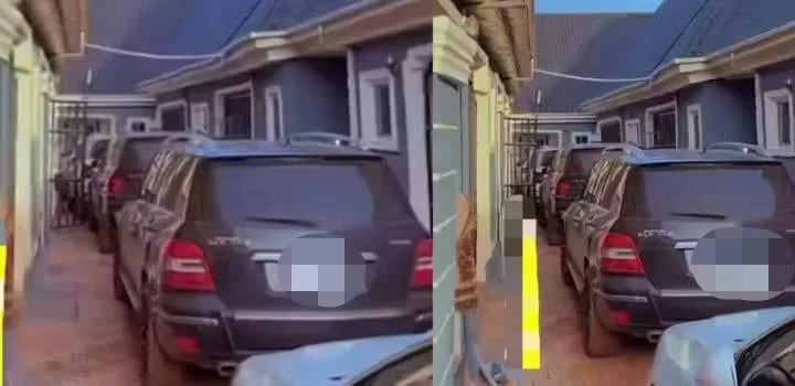Man astonished after spotting alarming number of luxury cars parked in student hostel [Video]