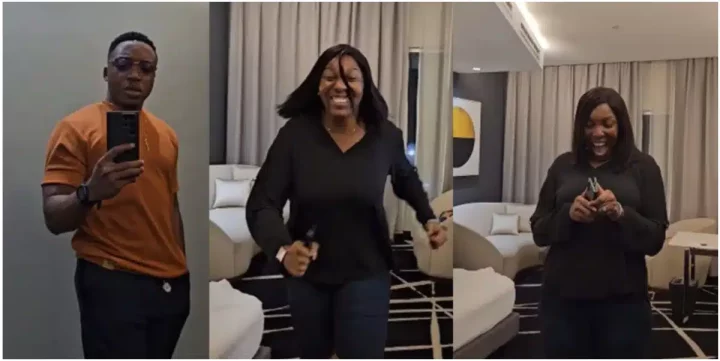 Aproko Doctor's wife overjoyed as husband surprises her with her dream phone (Video)