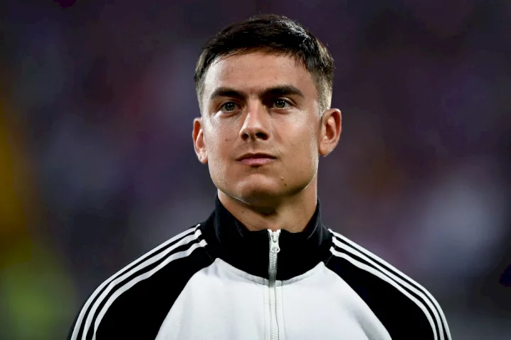 Paulo Dybala of Juventus FC looks on prior to during the
