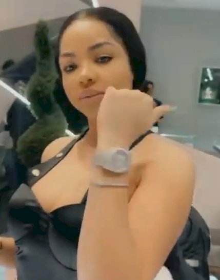 'There's no way Ozo could have leveled up to this' - Reactions as Nengi flaunts diamond wristwatch