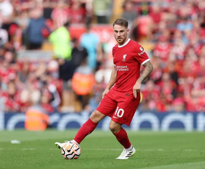 Alexis Mac Allister in action for Liverpool -- Credit: Imago