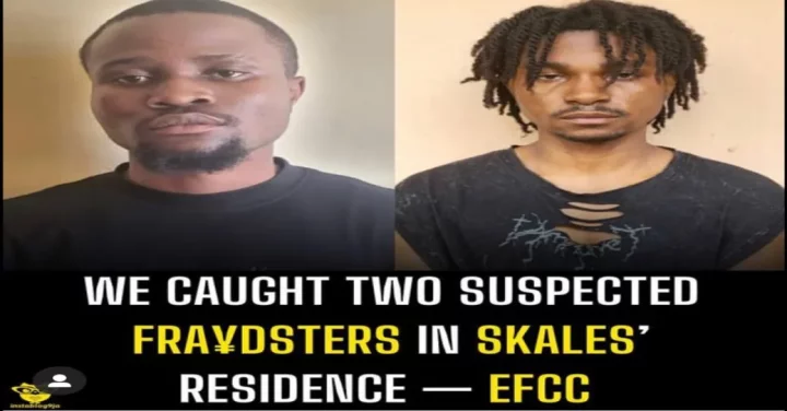 We caught two suspected fra¥dsters in Skales' residence - EFCC