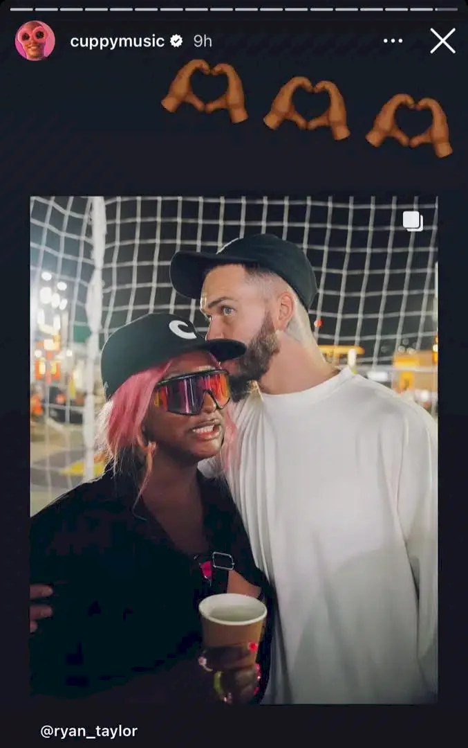 DJ Cuppy reacts amidst speculations trailing Ryan Taylor's romance with UK influencer