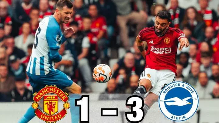 Manchester United 1 - 3 Brighton (Sep-16-2023) Premier League Highlights