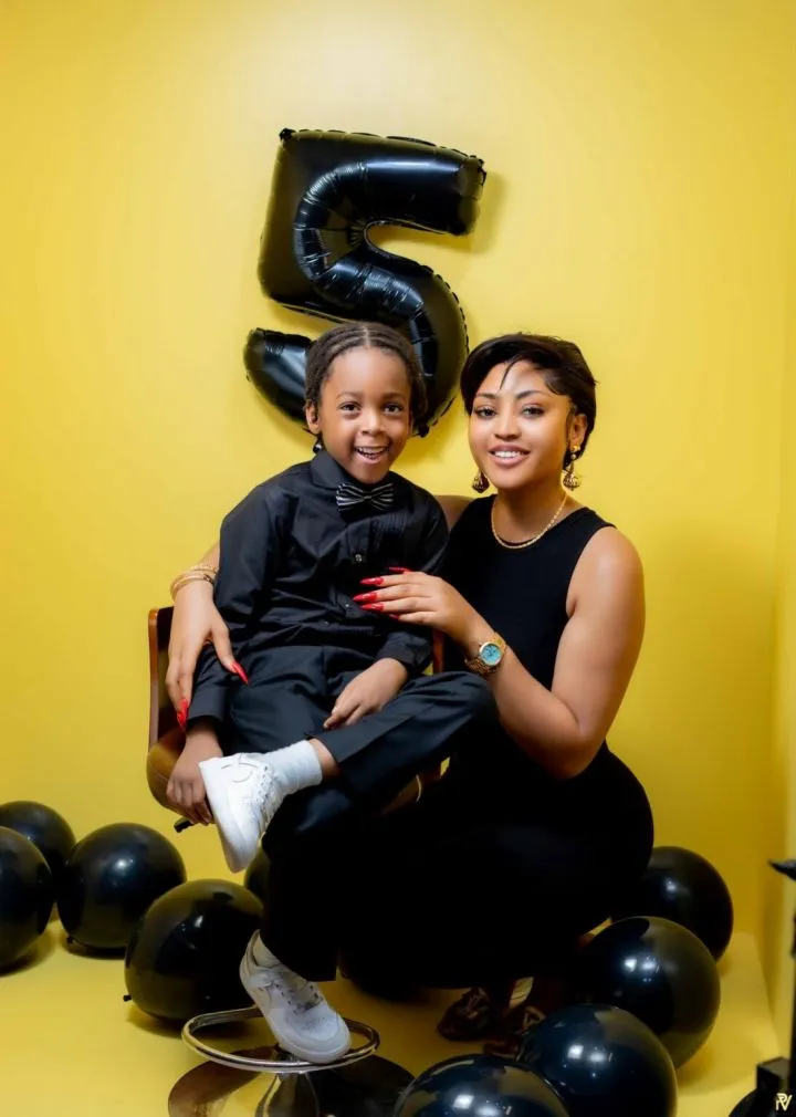 Regina Daniels celebrates sons' 5th and 3rd birthdays with heartwarming message