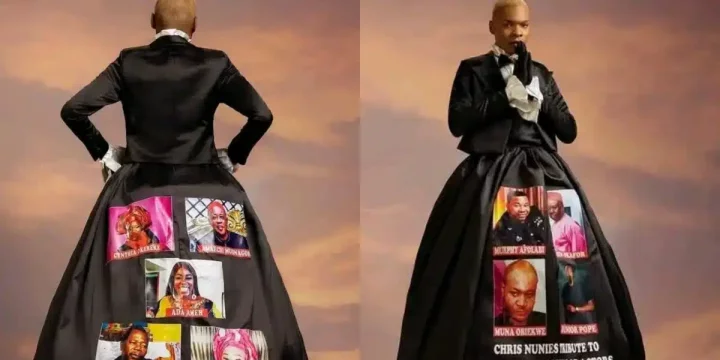 Ghanian stylist honors late Nollywood stars at AMVCA Ghanian stylist honors late Nollywood stars at AMVCA