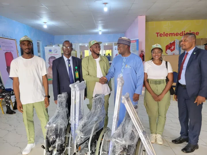 Youth corps member donates full NYSC allowance to federal hospital in Abeokuta