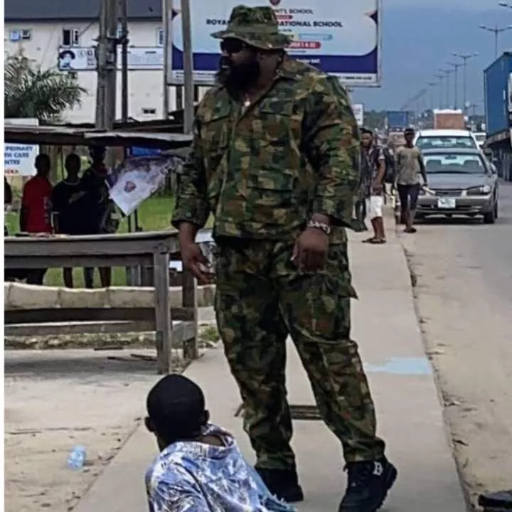 Alleged soldier threatens to punish skit maker over military camouflage