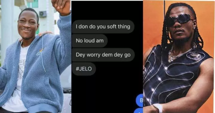 "No loud am, baba still go loud am" - DJ Chicken disregards Pheelz warning, leaks private chat where he gifted him money