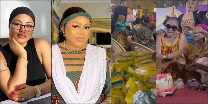 Regina Daniels gives back to community in celebration of mother's birthday