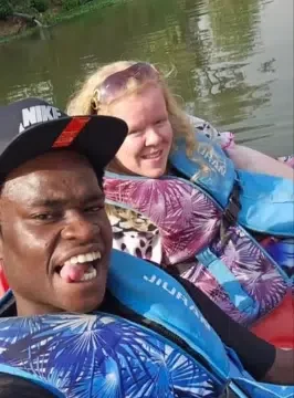 Nigerian man finally meets foreign lover after 3 years of online dating