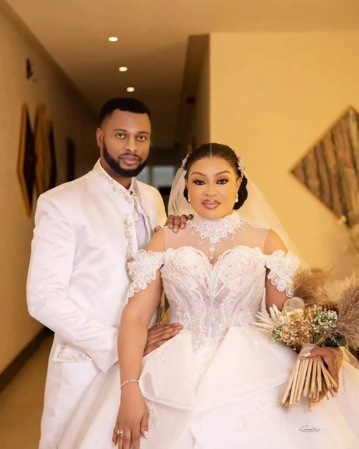 Nkiru Sylvanus and husband, Riches Sammy