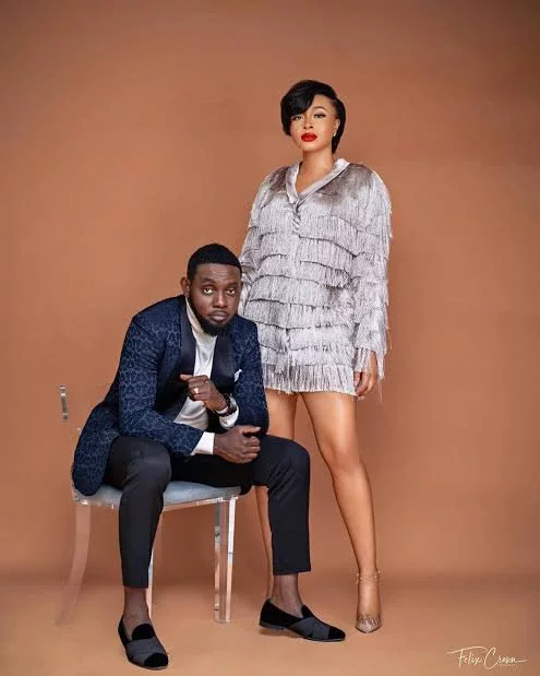 AY Makun and his wife, Mabel 