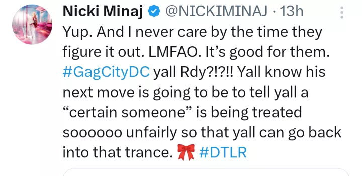 Got everything in the world, still spiteful & ev!l. Disgusting' - Nicki Minaj blasts Jay-Z for snubbing Lil Wayne in favour of Kendrick Lamar to headline 2025 Super Bowl