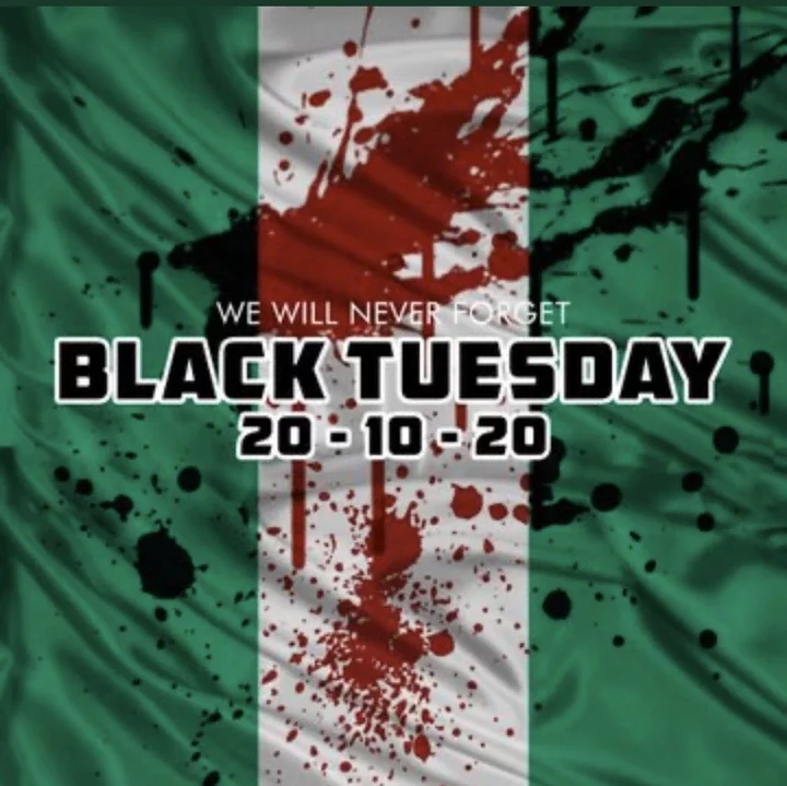 CRAYWAY! on X: '20-10-2020 we will never forget!! #LekkiMassacre #BlackTuesdayNigeria https://t.co/2DlxES7QlG