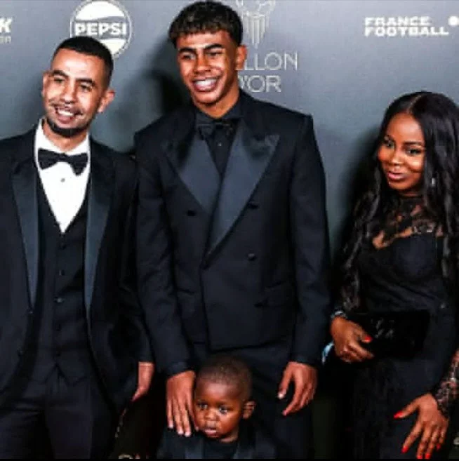 Lamine Yamal Makes Grand Entrance at Ballon d'Or Ceremony with His Family