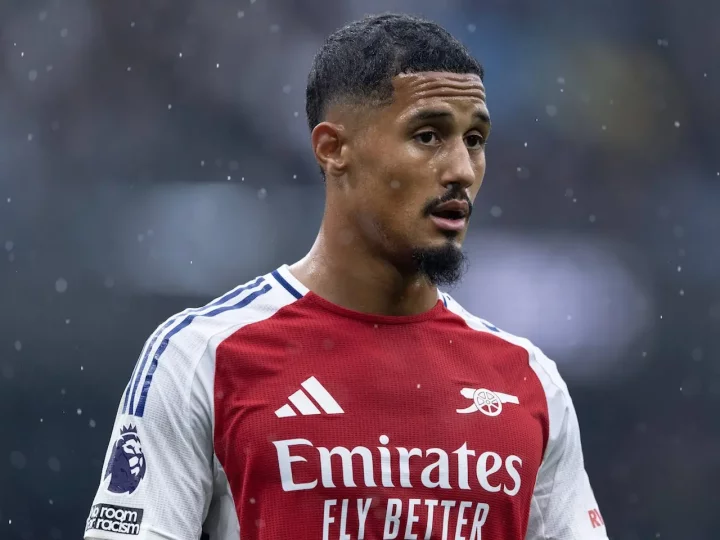 EPL: Saliba banned for Arsenal vs Liverpool clash