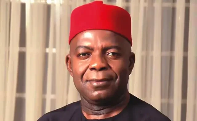 "Troop out to welcome Tinubu" - Otti tells Aba residents