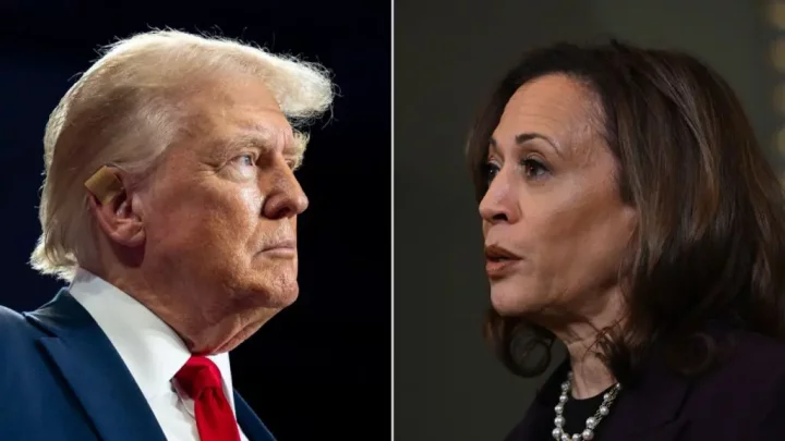 US election: You'll bring poverty, you're weak - Trump attacks Kamala Harris