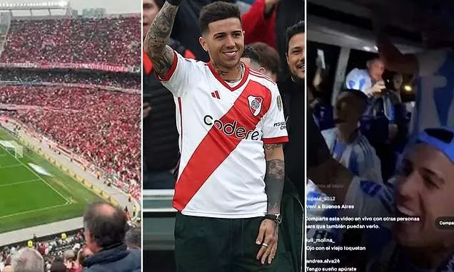 Chelsea star, Enzo Fernandez is paraded at his former club amid racism storm before the whole stadium sing the racist song aimed at France and their black�players�again (video)