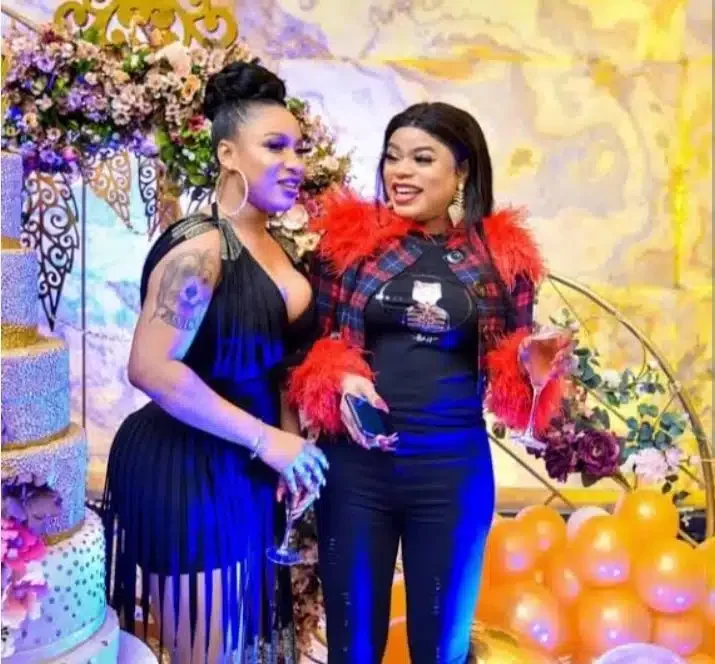 Tonto Dikeh and Bobrisky settle beef, follow each other on Instagram