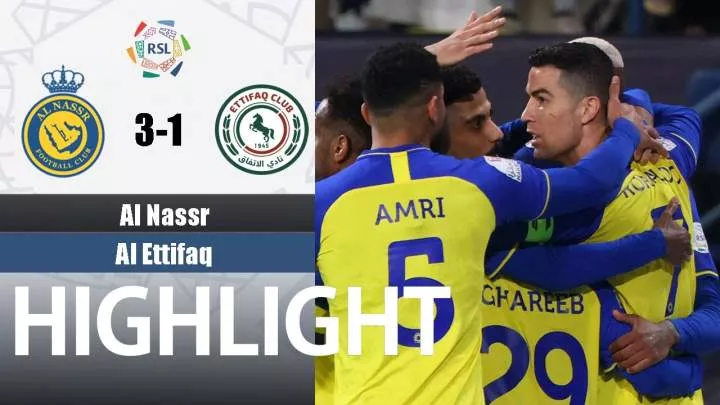 Al Nassr FC 3 - 1 Al Ettifaq (Dec-22-2023) Saudi Professional League Highlights