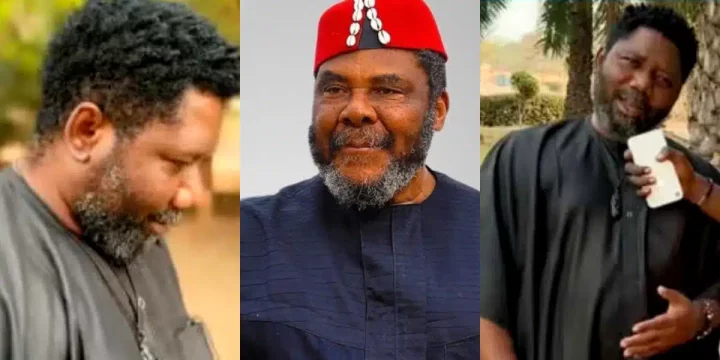 "Everyone says I am Pete Edochie's son" - Man with striking resemblance to legendary actor