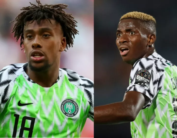 Moment Alex Iwobi and Victor Osimhen snubbed journalists who asked them questions at an event (video)