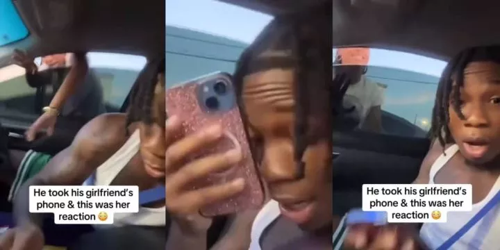 Man locks himself in car to go through girlfriend's phone, finds evidence of cheating