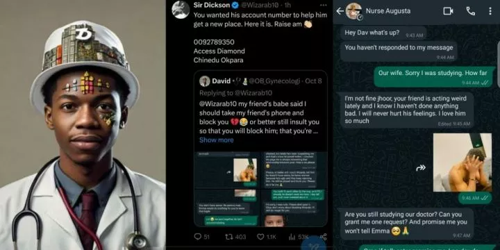 Man goes viral as he declines roommate's girlfriend's request to block influencer, leaks her chat