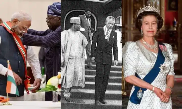 From Mandela to Queen Elizabeth II: list of foreign recipients of Nigeria's prestigious awards