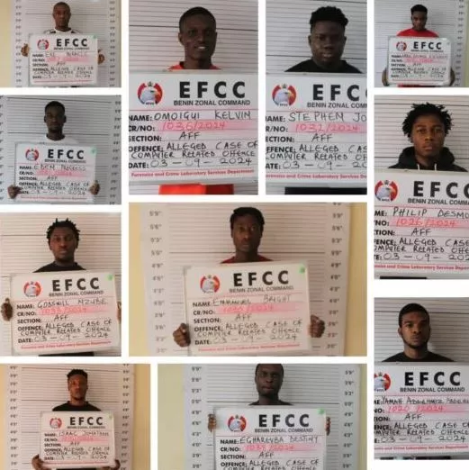 Court Jails 22 Internet Fraudsters In Benin City